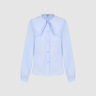 Блузка с короткими рукавами, салатовый цвет