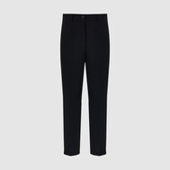 Брюки на регулируемой резинке, на подкладке, черный цвет