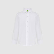 Рубашка увеличенного объема, голубой цвет