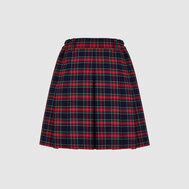 Юбка с декоративной деталью, на подкладке, темно-синий цвет