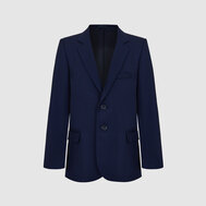 Полуприлегающий пиджак для мальчика дошкольного возраста, зеленый цвет