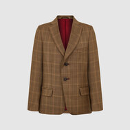 Пиджак полуприлегающего силуэта, серый цвет