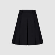 Плиссированная юбка, черный цвет