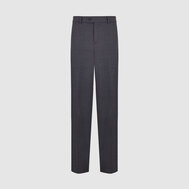 Брюки на резинке, на подкладке, темно-синий цвет