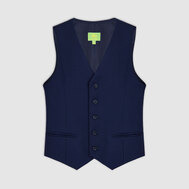 Жилет с увеличенным объемом в области талии, серый цвет