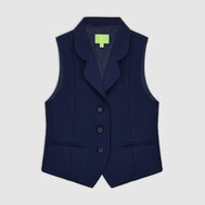 Классический жилет на подкладке, бордовый цвет