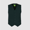 Жилет классический, на подкладке, зеленый цвет