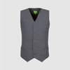 Жилет классический, на подкладке, серый цвет