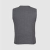 Жилет классический, на подкладке, серый цвет