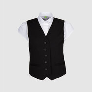 Классический жилет на подкладке, синий цвет