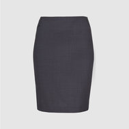 Юбка со вставками из отделочной ткани, на подкладке, бордовый цвет