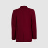Пиджак полуприлегающего силуэта, бордовый цвет
