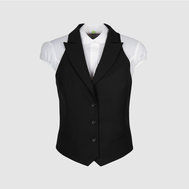 Трикотажный жилет, серый цвет