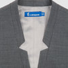 Стильный приталенный жилет на жаккардовой подкладке, серый цвет