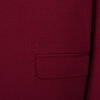 Пиджак с увеличенным объемом в области талии, бордовый цвет