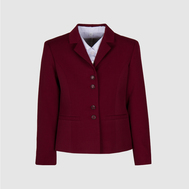 Жакет прилегающего силуэта, на подкладке, зеленый цвет