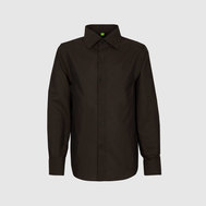 Рубашка с карманом, коричневый цвет