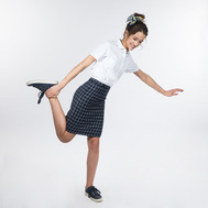 Юбка с запахом на подкладке, бордовый цвет