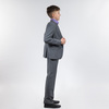 Приталенный костюм из ткани с водо- и грязеотталкивающим эффектом, на подкладке, серый цвет