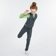 Брюки школьные, синий цвет