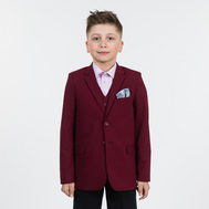 Приталенный пиджак в клетку, на подкладке, коричневый цвет