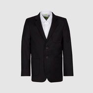 Пиджак с увеличенным объемом в области талии, темно-синий цвет