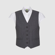 Трикотажный жилет, серый цвет