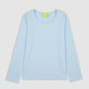 Футболка с длинным рукавом, голубой цвет