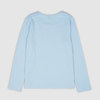 Футболка с длинным рукавом, голубой цвет