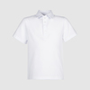 Футболка-поло с коротким рукавом, белый цвет