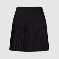 Юбка со складками "гофре" из ткани повышенной износостойкости, синий цвет