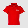 Поло с коротким рукавом, красный цвет