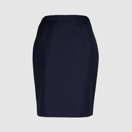 Юбка со складками "гофре" из ткани повышенной износостойкости, синий цвет