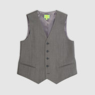 Жилет с увеличенным объемом в области талии, черный цвет