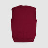 Трикотажный жилет, бордовый цвет