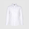 Приталенная рубашка, белый цвет