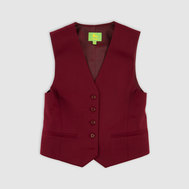 Трикотажный жилет, синий цвет