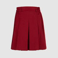 Юбка со складками "гофре", темно-синий цвет