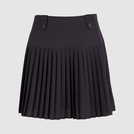 Юбка со складками "гофре" из ткани повышенной износостойкости, синий цвет