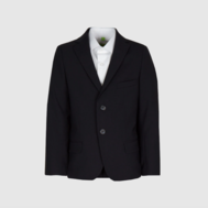 Приталенный пиджак в клетку, на подкладке, коричневый цвет