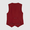 Жилет классический на подкладке, бордовый цвет