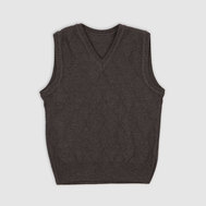 Жилет с увеличенным объемом в области талии, синий цвет