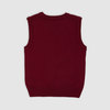 Трикотажный жилет, бордовый цвет