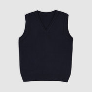 Трикотажный жилет, бордовый цвет