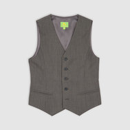 Жилет с увеличенным объемом в области талии, серый цвет