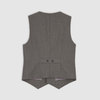 Жилет классический из ткани повышенной износостойкости, на подкладке, серый цвет
