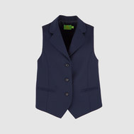 Трикотажный жилет, бордовый цвет