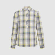 Блузка с широким воротником, бежевый цвет