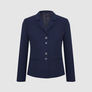 Жакет прилегающего силуэта на подкладке, черный цвет