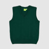 Трикотажный жилет, зеленый цвет